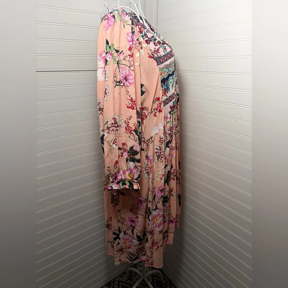 Umgee Floral Blush Mini Dress - Picture 4 of 10